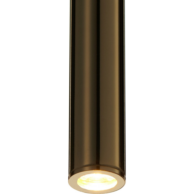 Lampa wisząca tuba złota Slim LED | Step Into Design