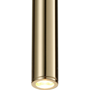 Lampa wisząca tuba złota Slim LED | Step Into Design