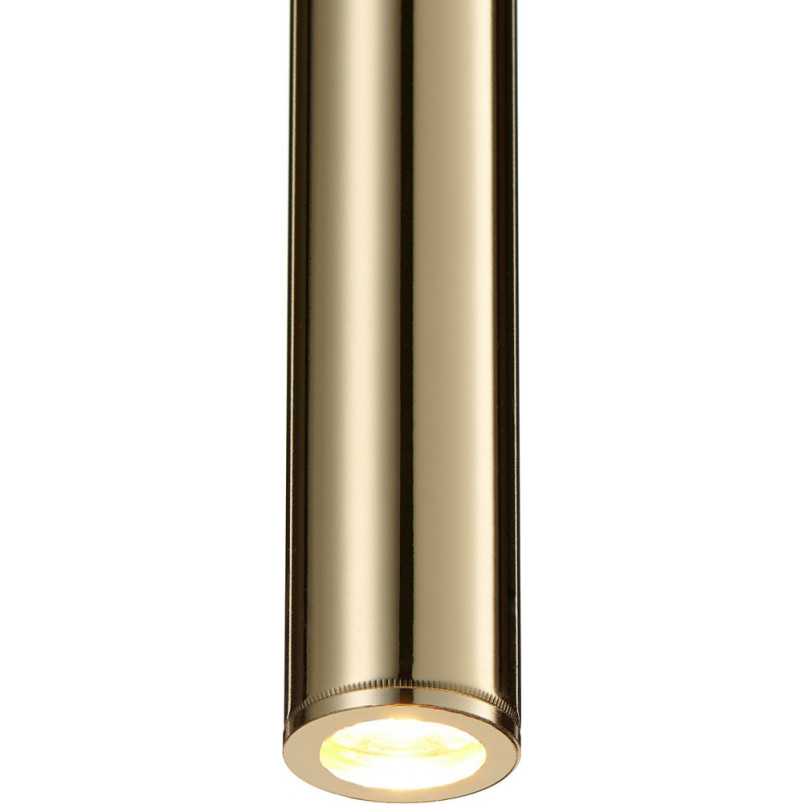 Lampa wisząca tuba złota Slim LED | Step Into Design
