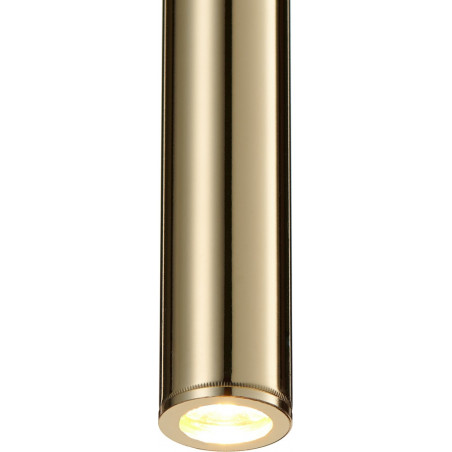 Lampa wisząca tuba złota Slim LED | Step Into Design