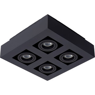 Plafon sufitowy kwadratowy Xirax IV Led Dtw Czarny marki Lucide