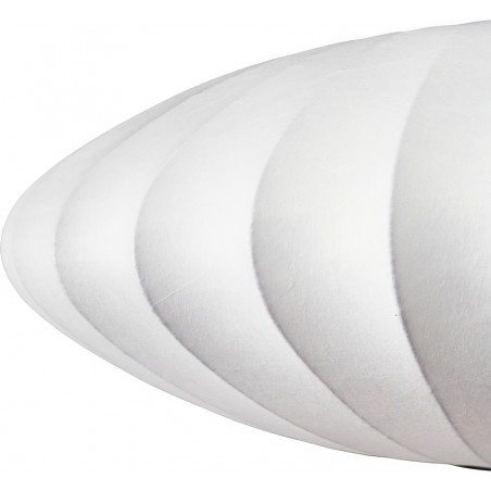Lampa wisząca Japandi Silk Flat 50cm biała | Step Into Design