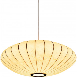 Lampa wisząca Japandi Silk Flat 50cm biała | Step Into Design