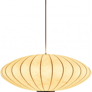 Lampa wisząca Japandi Silk Flat 50cm biała | Step Into Design