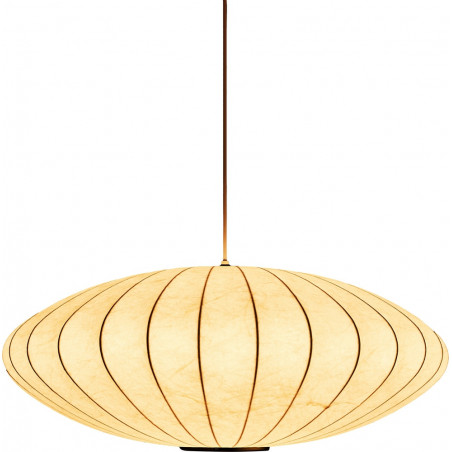 Lampa wisząca Japandi Silk Flat 50cm biała | Step Into Design