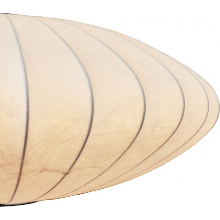 Lampa wisząca Japandi Silk Flat 50cm biała | Step Into Design