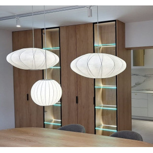 Lampa wisząca Japandi Silk X - Step Into Design | Biała, E27