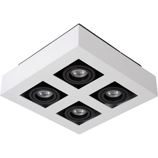 Plafon sufitowy kwadratowy Xirax IV Led Dtw Biały marki Lucide