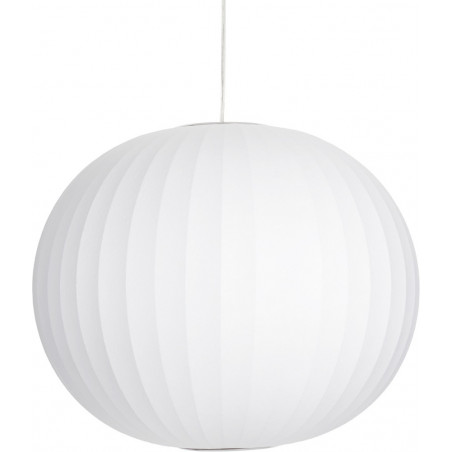 Lampa wisząca Japandi Silk - Biała kula 50cm | Step Into Design