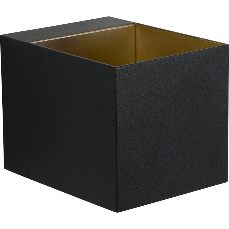 Kinkiet Lucide Devi czarny/złoty - Minimalistyczny design