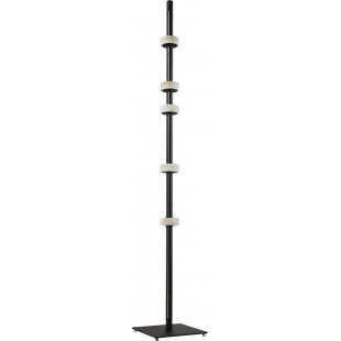 Lampa podłogowa RINGO czarna 182 cm 