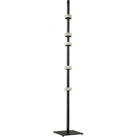 Lampa podłogowa czarna Ringo LED | Step Into Design