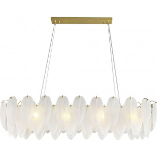 Lampa wisząca PIUMA LONG biała 100 cm