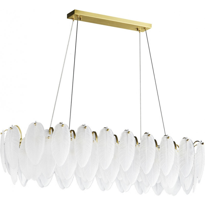 Lampa wisząca Piuma Long - Step Design | Szklana, Art Deco