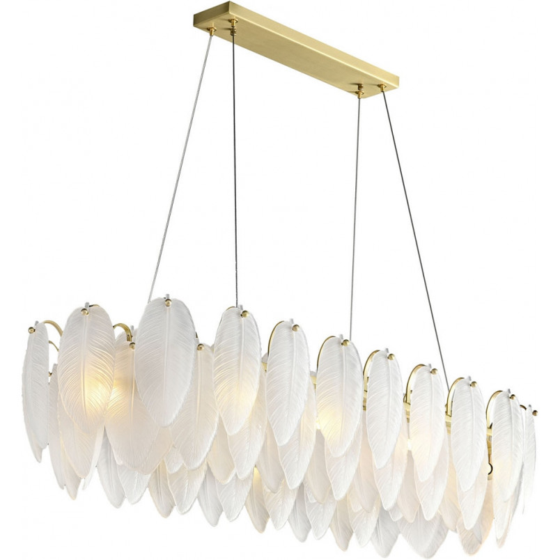 Lampa wisząca Piuma Long - Step Design | Szklana, Art Deco