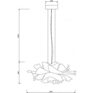 Lampa wisząca Peony biała | Step Into Design - Nowoczesny design