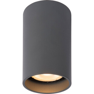 Lampa Delto Round LED Lucide | Szara, Nowoczesna | Kup Teraz