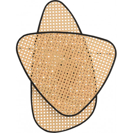 Kinkiet Rattanowy Boho Natura Duo 60cm - Step Into Design