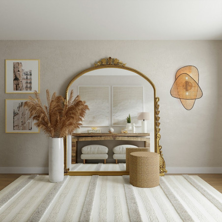 Kinkiet Rattanowy Boho Natura Duo 60cm - Step Into Design