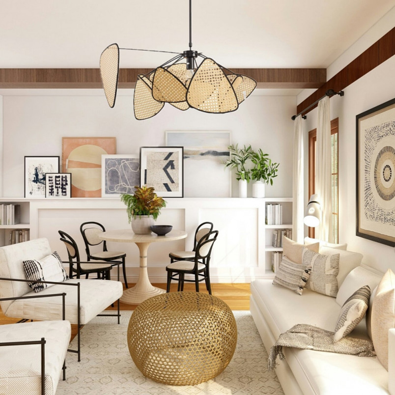 Lampa sufitowa boho Natura | 100cm | Step Into Design
