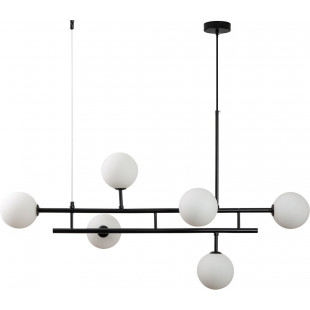 Lampa wisząca Moderno Duo: Szklane kule, biały/czarny | Step In Design