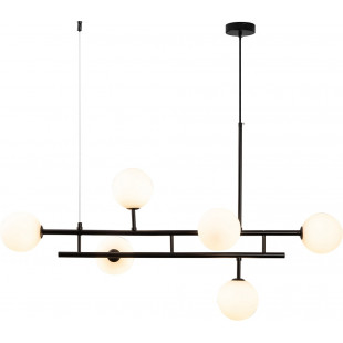 Lampa wisząca Moderno Duo: Szklane kule, biały/czarny | Step In Design