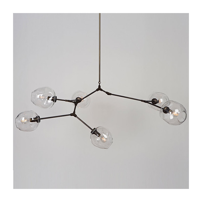 Lampa Sufitowa Szklana Modern Orchid VI | Step In Design