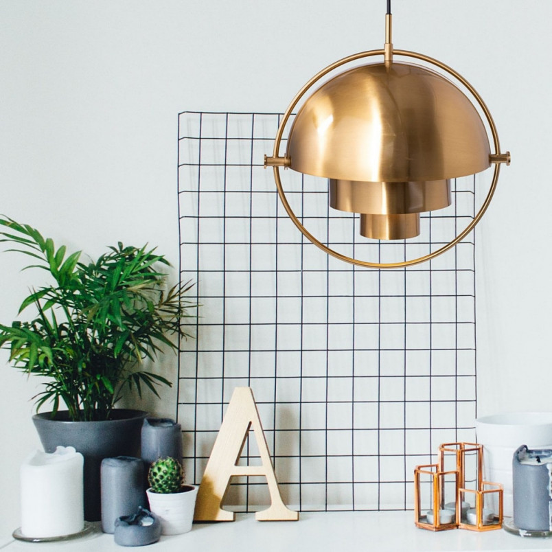 Lampa wisząca Mobile mosiądz | Step Into Design