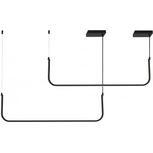 Lampa wisząca Minima II LED 120cm czarna - Step Design