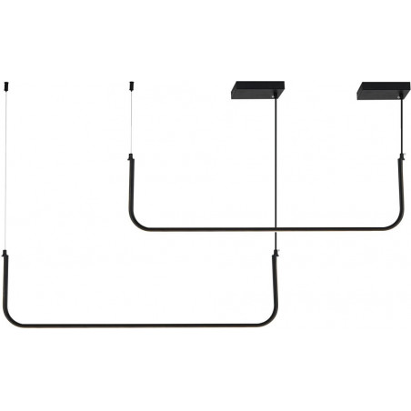 Lampa wisząca Minima II LED 120cm czarna - Step Design