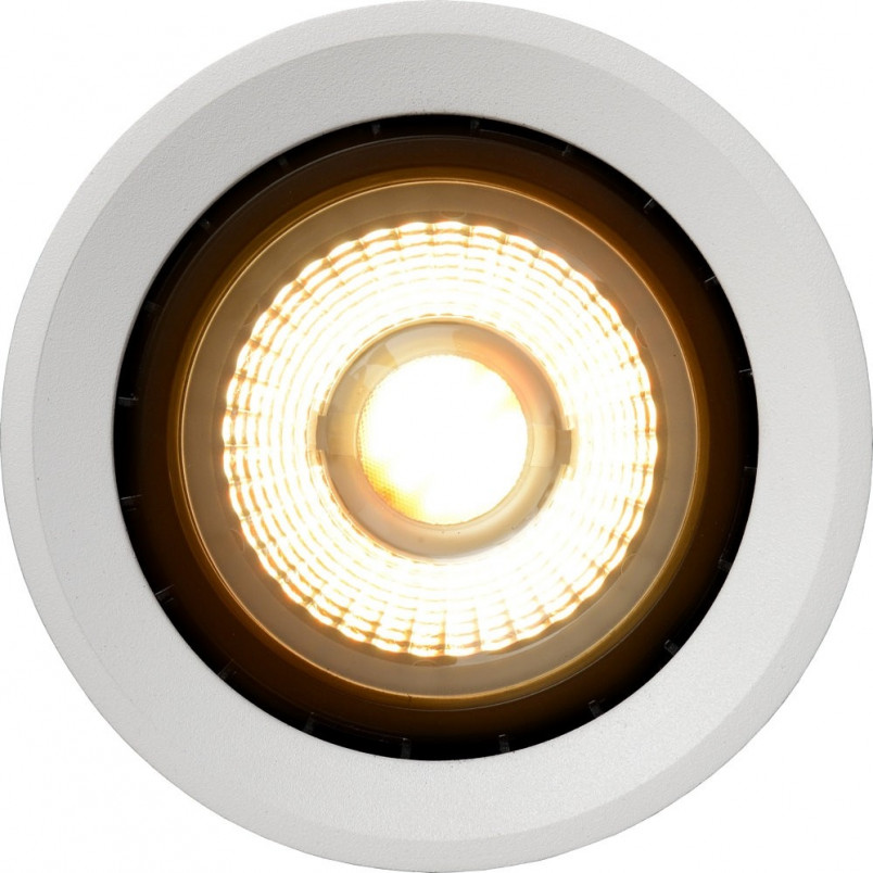 Lampa Spot LED Fedler Round | Biała, 12cm - Lucide