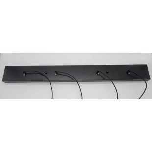 Lampa wisząca Linea IV czarna | Step Into Design