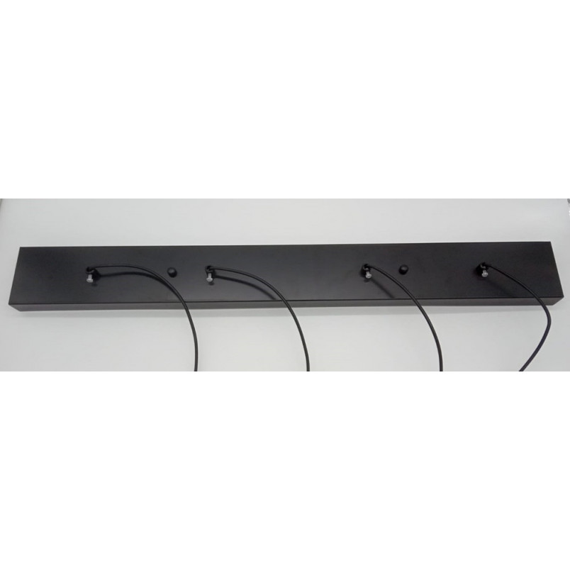 Lampa wisząca Linea IV czarna | Step Into Design