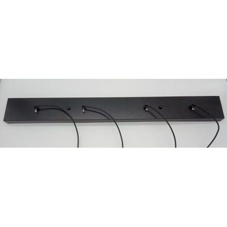 Lampa wisząca Linea IV czarna | Step Into Design