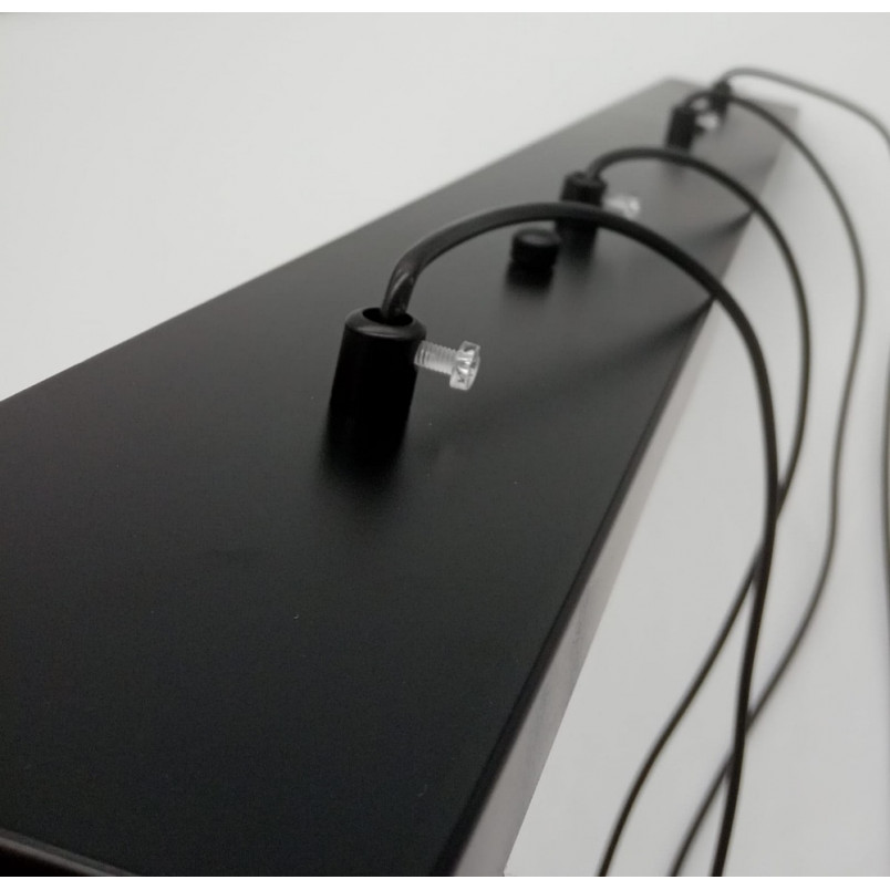 Lampa wisząca Linea IV czarna | Step Into Design