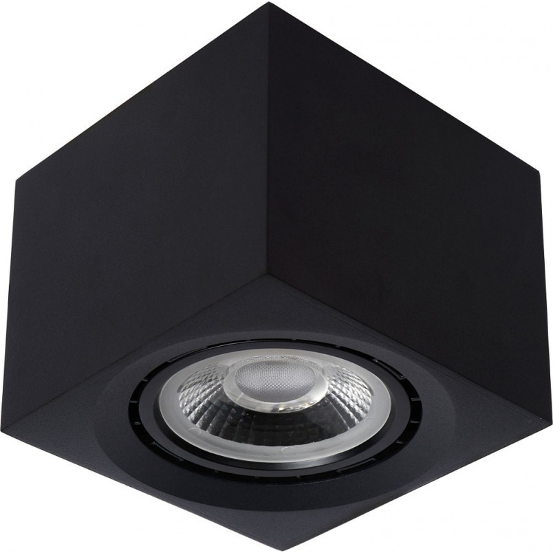 Lampa Spot LED Fedler Square | Czarna, 12cm | Lucide