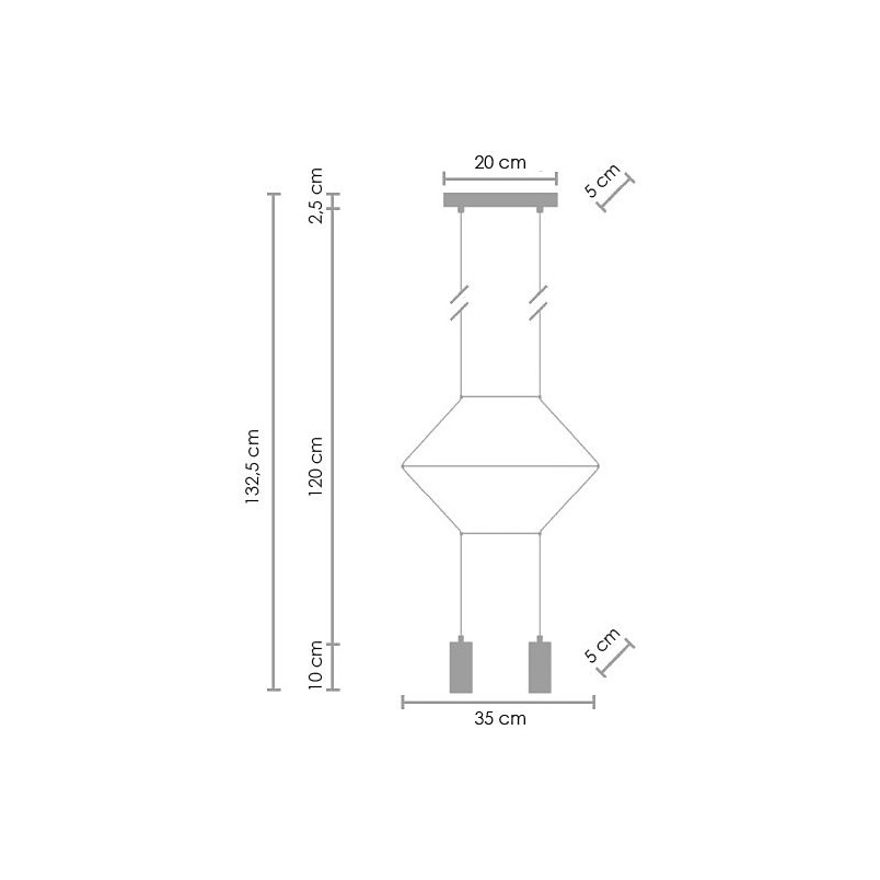Lampa wisząca Linea II czarna - Step Into Design | Kup online