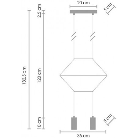 Lampa wisząca Linea II czarna - Step Into Design | Kup online
