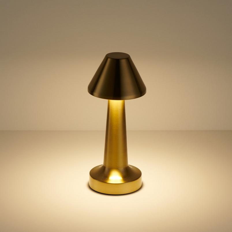 Lampa stołowa złota Tavolo B | Step In Design