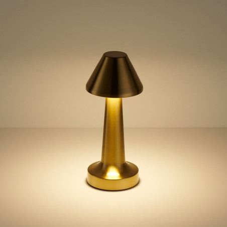 Lampa stołowa złota Tavolo B | Step In Design