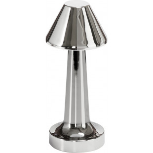 Lampa stołowa LED srebrna Tavolo B | Step Into Design