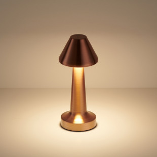 Lampa stołowa miedziana LED Tavolo B | Step In Design