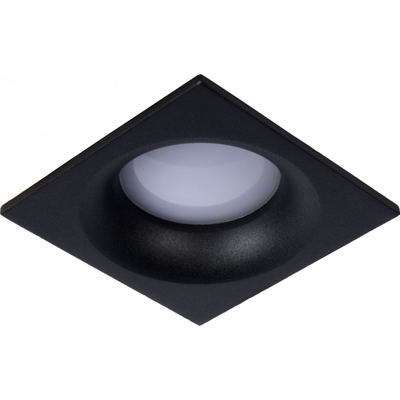 Lampa Ziva: Kwadratowa, podtynkowa, czarna | Lucide