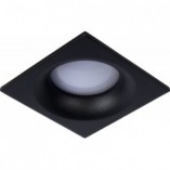 Lampa Ziva: Kwadratowa, podtynkowa, czarna | Lucide