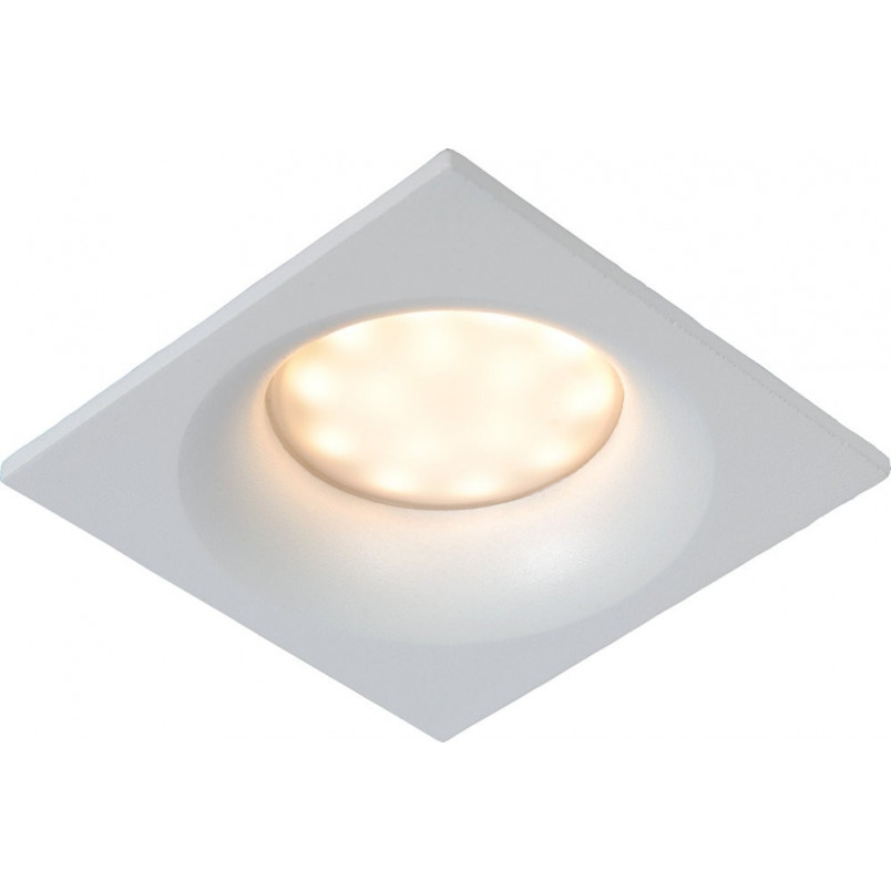 Lampa Ziva kwadratowa podtynkowa biała | Lucide