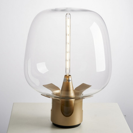 Lampa stołowa szklana Fata | Step Into Design - Elegancki design