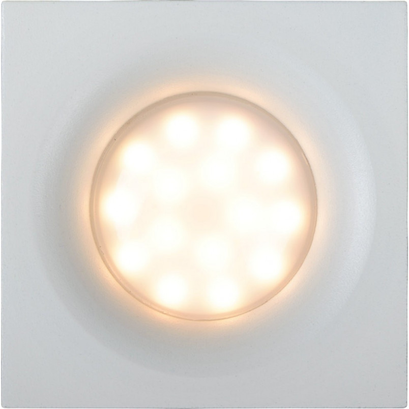 Lampa Ziva kwadratowa podtynkowa biała | Lucide