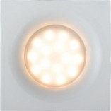 Lampa Ziva kwadratowa podtynkowa biała | Lucide
