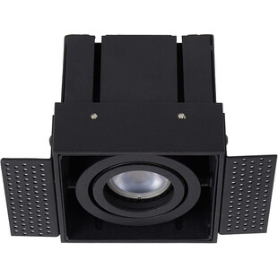 Oprawa podtynkowa Trimless czarna Lucide | Downlight GU10
