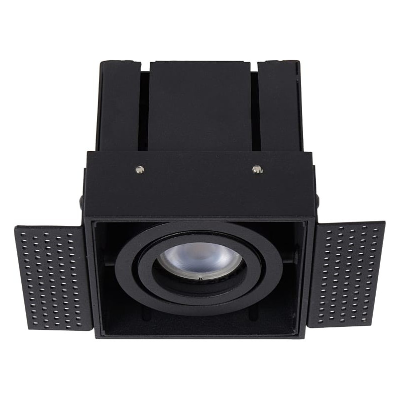 Oprawa podtynkowa Trimless czarna Lucide | Downlight GU10